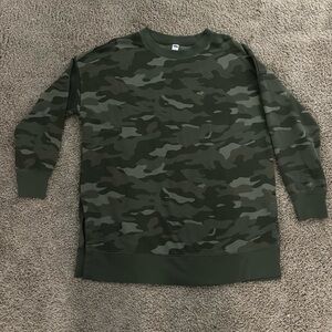 Old Navy Camo tunic sweatshirt